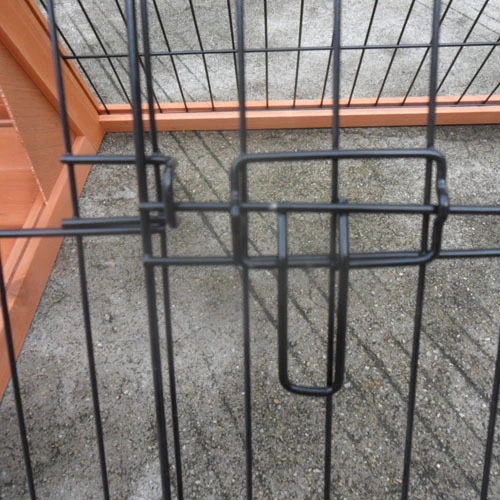 New Wooden Triangle Rabbit Hutch Chicken Coop Guinea Pig Cage Ferret House P032 - Picture 9 of 9