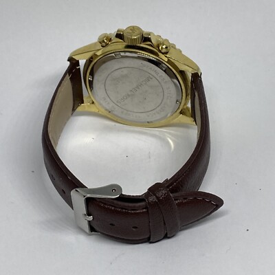 Michael Kors Everest MK5873 Women's Brown Leather Analog Dial