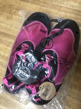 Rockin AQUA WOMEN'S WATER SOCKS RUBBER PINK Size 11 New