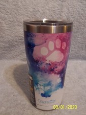 Tervis Tumbler " PAW PRINTS " Travel Mug 20 Oz. Stainless Steel