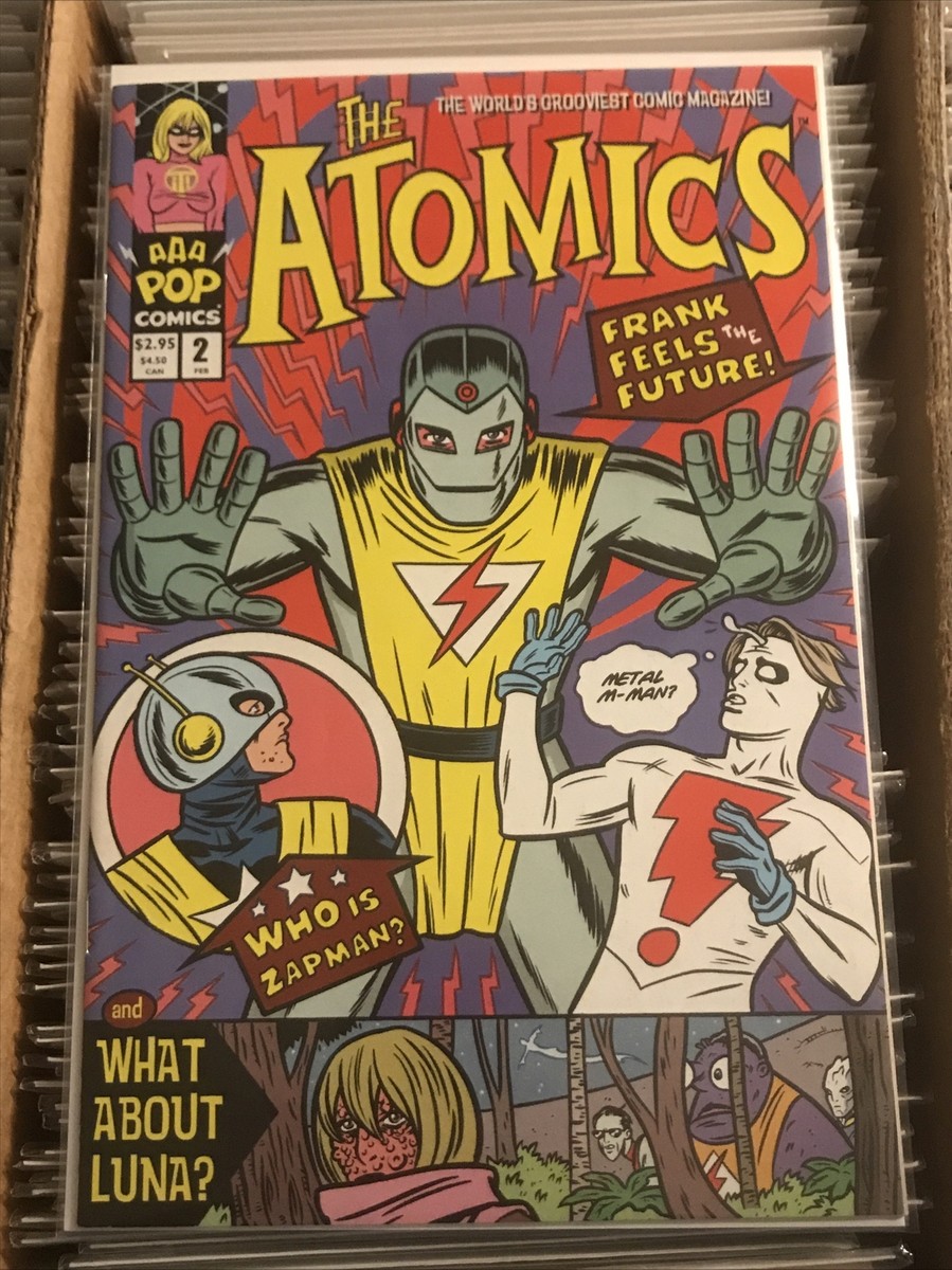 THE ATOMICS #2 mike allred AAAPOP comics madman zapman classic