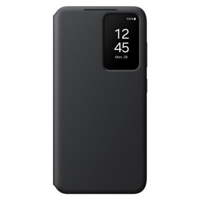 Original Samsung Smart View Wallet Case Cover EF-ZS921 Galaxy S24 Schwarz Black