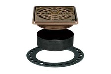 Schluter Kerdi-Drain Grate Kit- Rubbed Bronze
