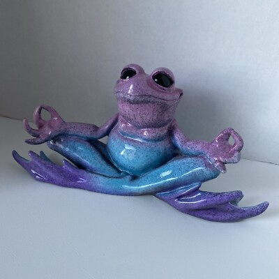 2005 KITTY S CRITTERS Nirvana Yoga Meditation Peace Frog Large