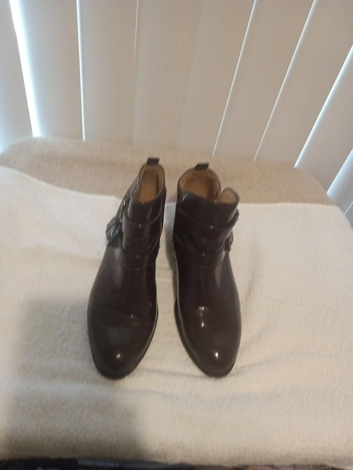 Botas de charol marrón para mujer Franco Sarto talla 7 usadas Foto 2 de 4