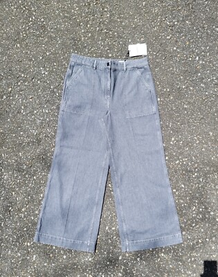 Lemaire Designer Women's High Waisted Grey Flare Leg Jeans