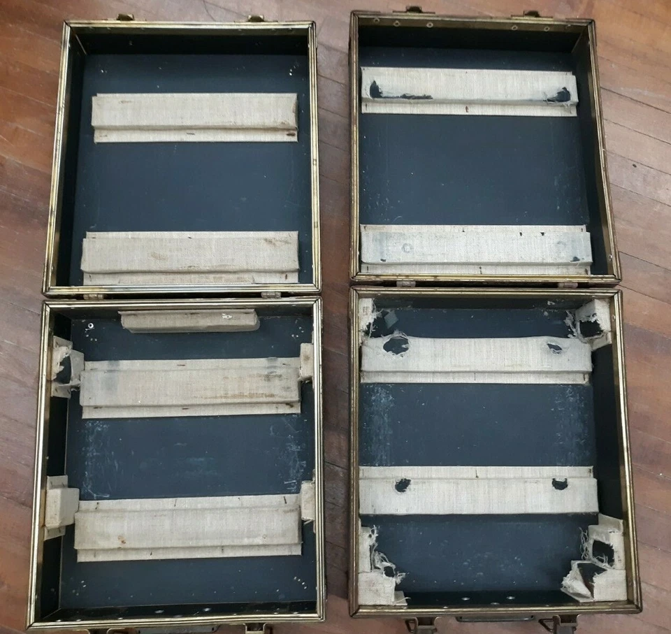 Par de maletas de colección de alta resistencia con equipo de banda o estuche giratorio Foto 3 de 4