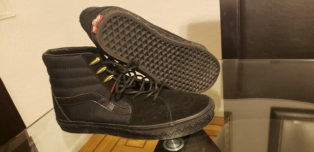 vans sk8 hi black panther