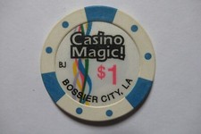 Casino Magic Hotel Casino 1 Gaming Poker Chip Bossier City, Louisiana