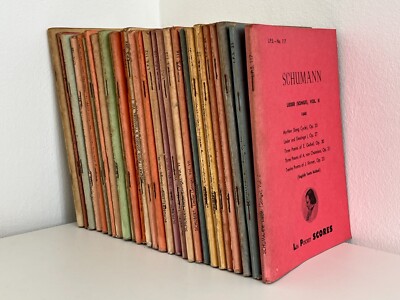 Lea Taschenpartituren -28 Bde- Bach, Schubert, Beethoven, Brahms, Schumann, Mozart..