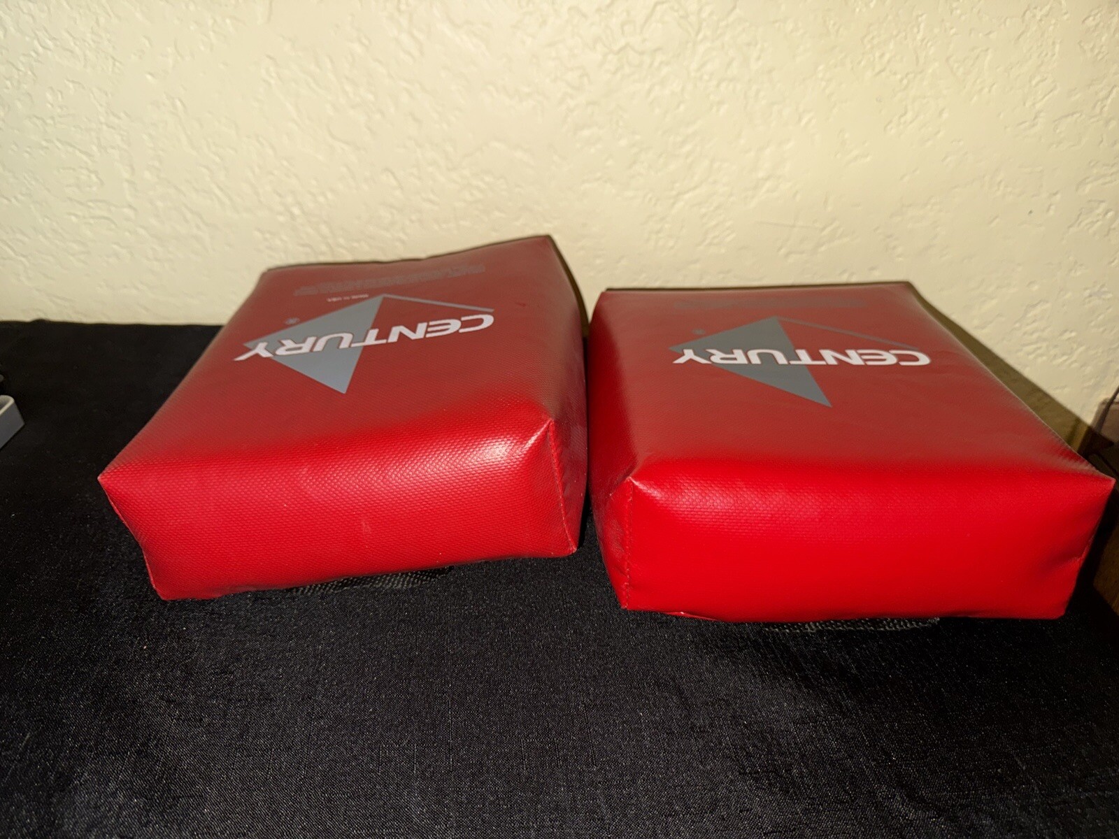 Kick Strike Pads Set of 2 Boxing MA MMA 10”H x 8.5”W x 2.5” Thick