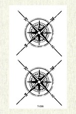 compass temporary tattoo waterproof tatoo women