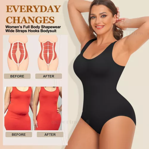 Body de yoga para mujer sin mangas con correas anchas diseño de control de barriga - Imagen 3 de 28
