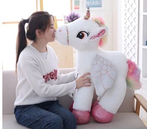 giant fluffy unicorn toy