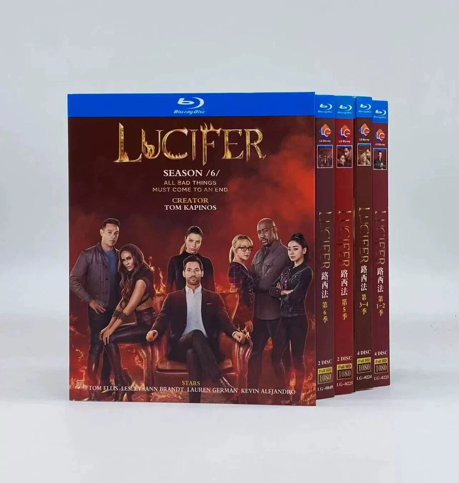 Lucifer Season 1-6 (2021) US Series 12-Discs New Box Set