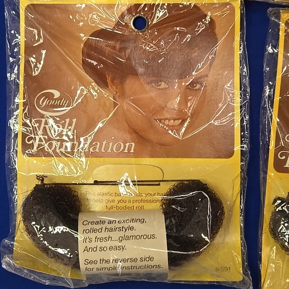 Base 3 Goody French Roll Volumen Bump Fill Lift Bollo Moño Moño Mujeres Cabello  Foto 4 de 4