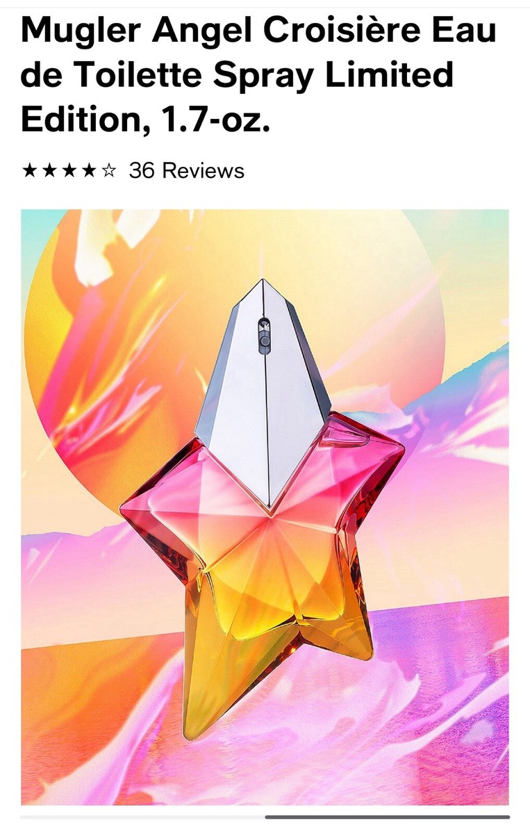 Mugler Angel Croisiere 2019 Limited Edition Eau de Toilette oz