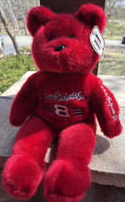 Gold'n Bears Dale Earnhardt Jr 8 Teddy Bear Vintage Rare 2001 Red 15 inches