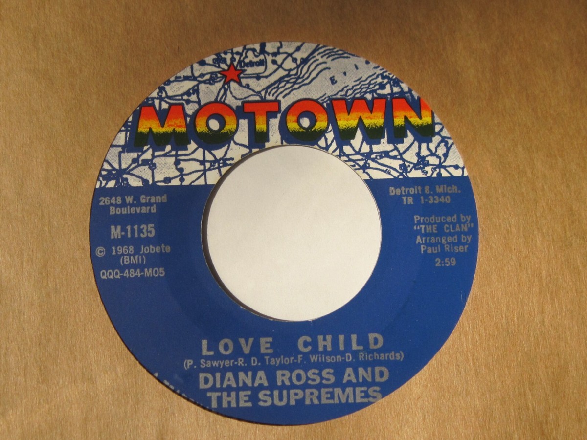 DIANA ROSS & THE SUPREMES * 45 * Love Child * 1968 * USA MOTOWN
