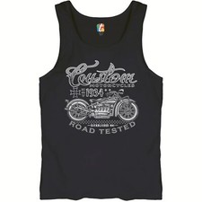 Custom Motorcycles Road Tested Tank Top Bobber Biker Gang MC Men's Top