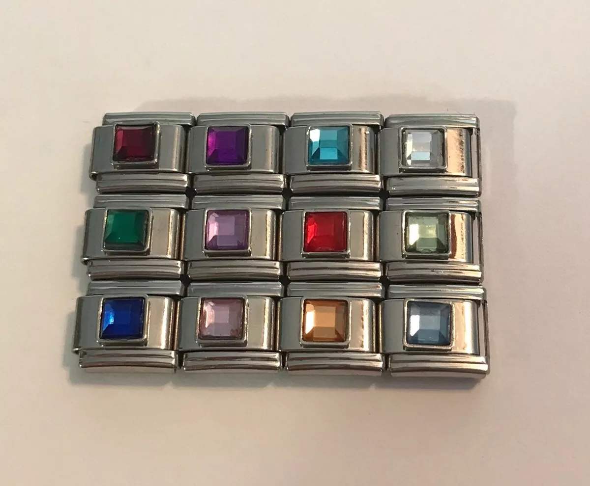 Charm bracelet hotsell square links