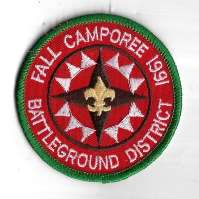 1991 Fall Camporee Battleground District GREEN Border [Q-925]
