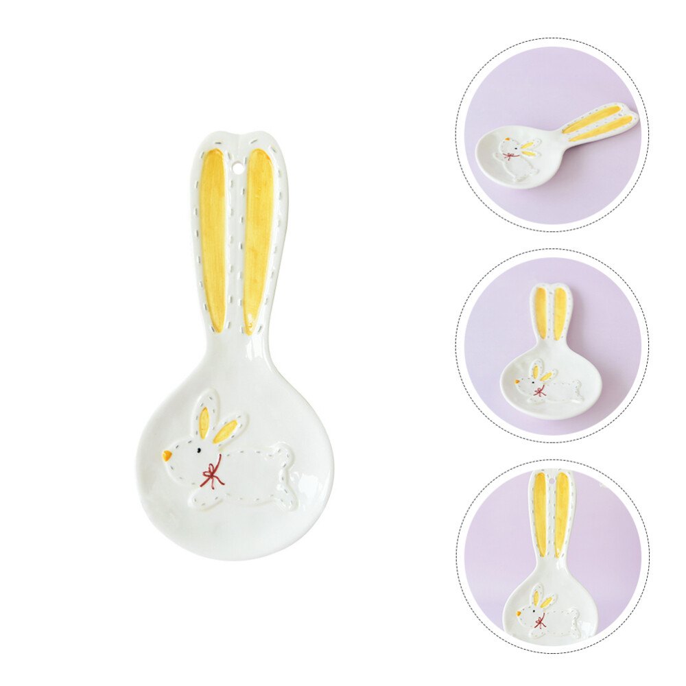 Cutlery Rests Teaspoon Rest Spoon Plate Kitchen Utensil Rest Ceramic Spoon Rest eBay