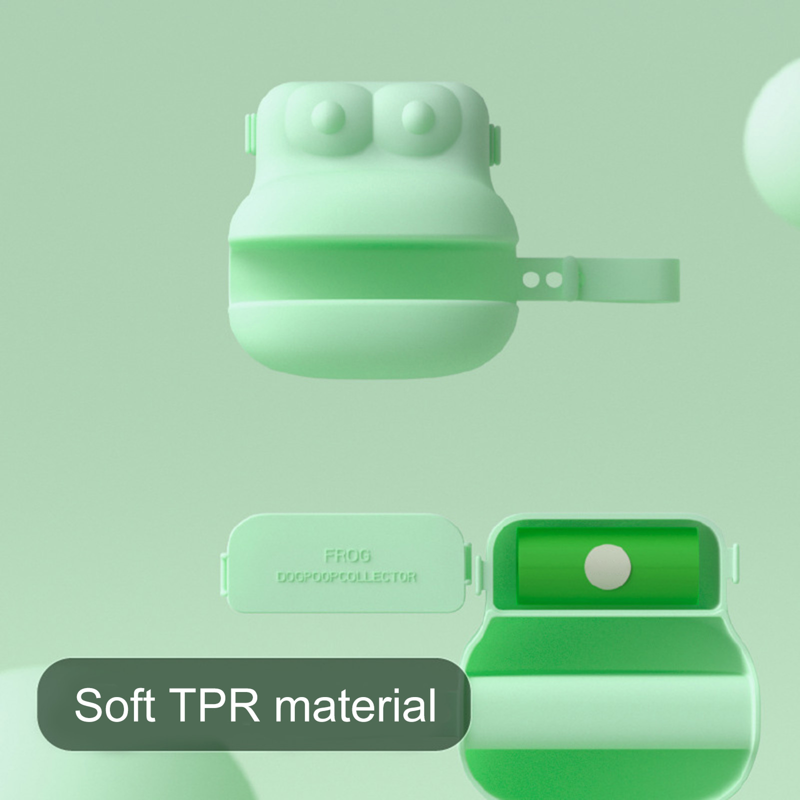 1 Set Dog Poop Picker Soft Picking Up Poop Frog Shape Pet Dog Pooper