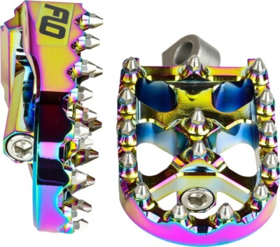 FLO Motorsports V2 MX ジェットフューエル Flo Motorsports Jet Fuel MX Style Footpegs Harley Dyna Sportster