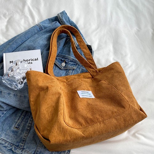 Women Canvas Shoulder Crossbody Bag Large Capacity Totes Pure Color Handbag - Picture 7 of 16