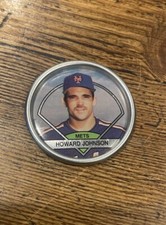 Topps Baseball Coins 1990 Howard Johnson #50  New York Mets Silver