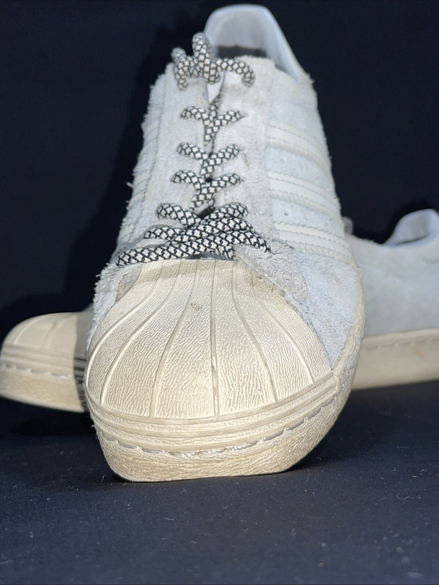 Adidas Superstar 80S Chalk White, Clear Grey, Clear Onix US 6 1/2 | eBay