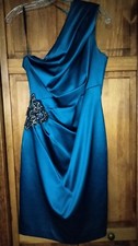 Teal cocktail Eliza J dress Size 4
