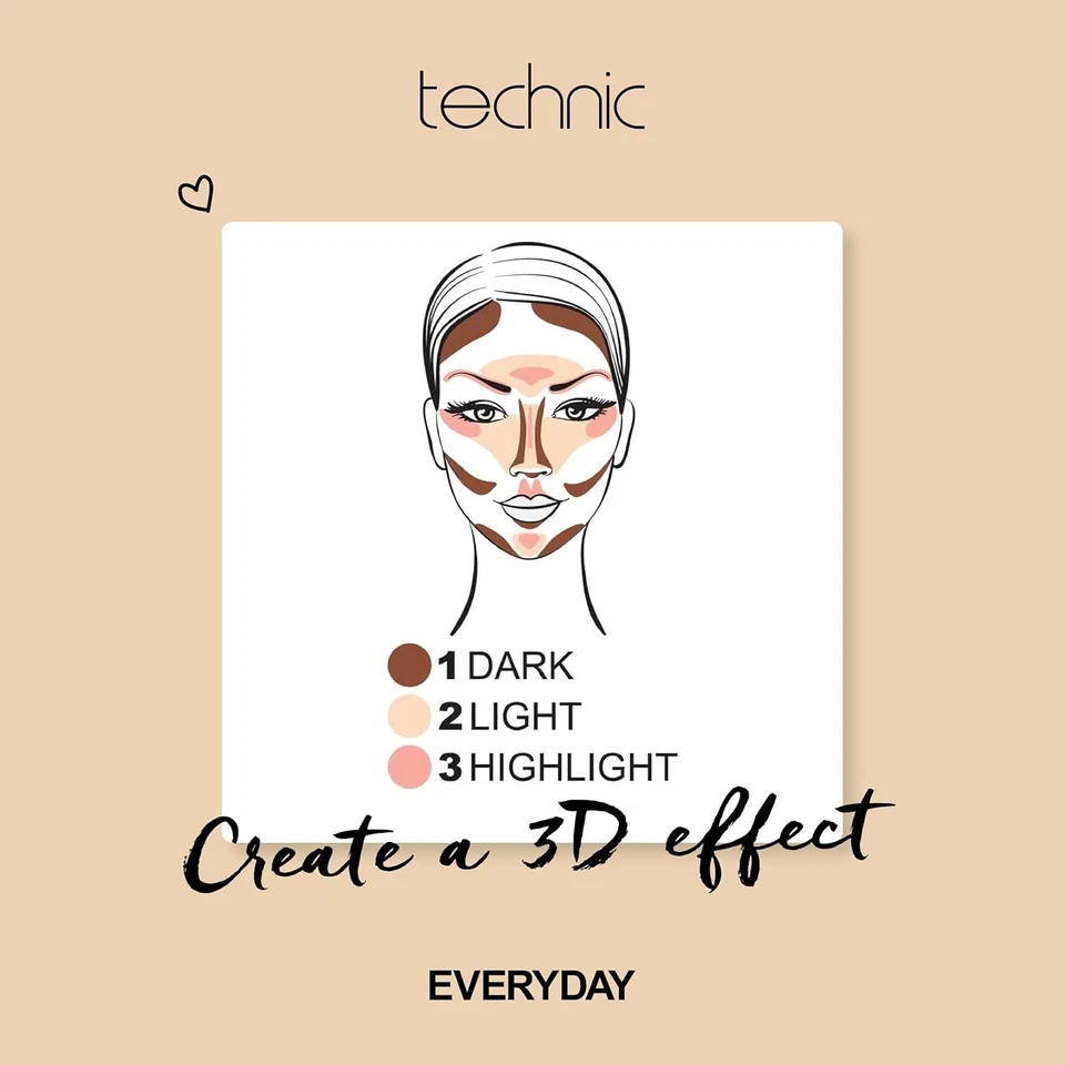 Technic Contour Stix Cream Contour Set Pack Of 3 Contour Conceal Highlight - Image 2 of 4