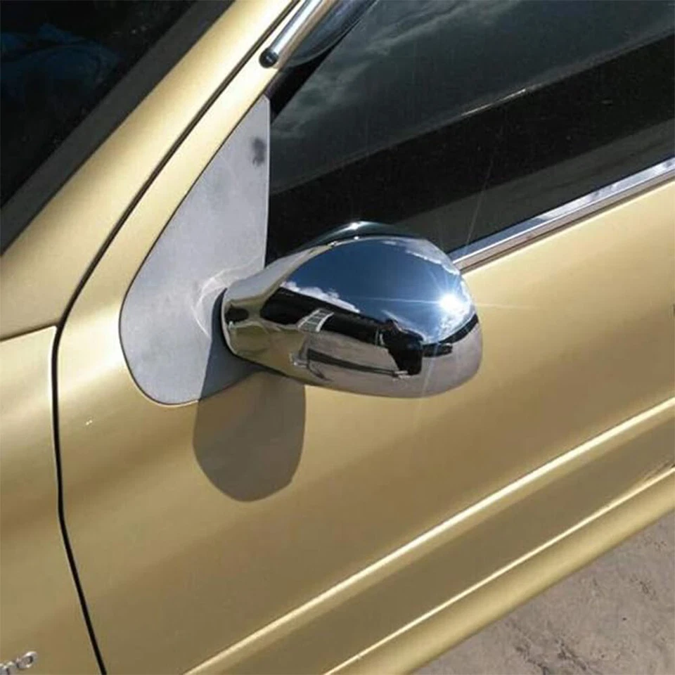 Tapa de espejo retrovisor lateral cromado ABS para Peugeot 206 Citroen C2 1998-2012 Foto 2 de 4