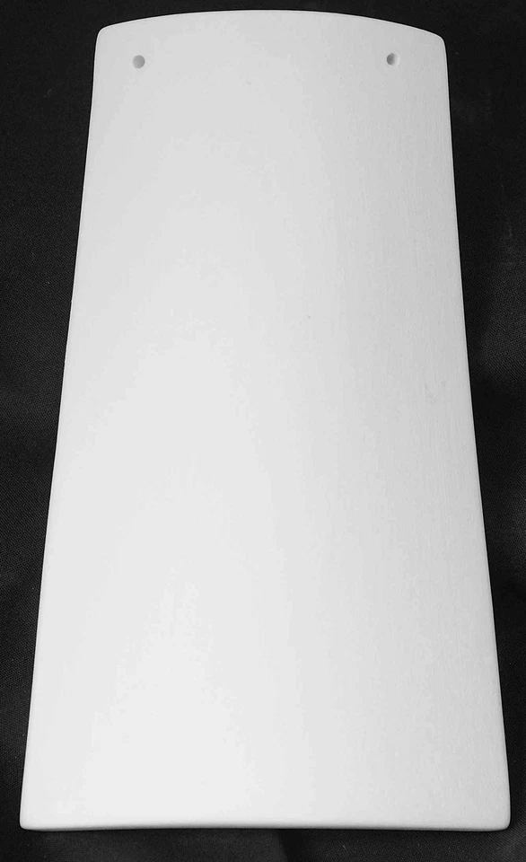 - SENZA MARCA/GENERICO – N. 6 TEGOLE DA CM. 20 IN COTTO BIANCO FATTE A MANO PER DECORAZIONE E DECOUPAGE