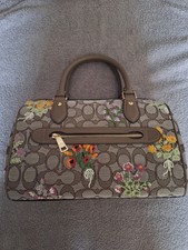 Coach Rowan Satchel Bag In Signature Jacquard...