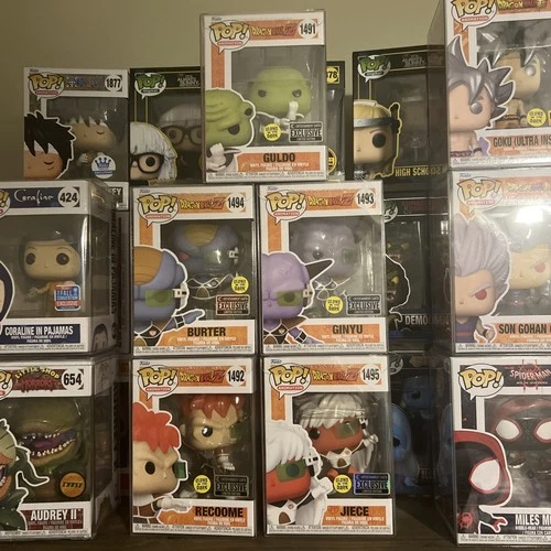 Dragon Ball Z Ginyu Force Set of 5 Funko POP! EE Exclusive Glow in the Dark