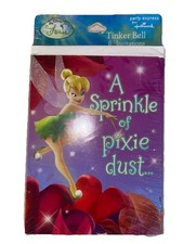 8 Disney Tinker Bell INVITATIONS Envelopes Birthday Party Supplies Tinkerbell
