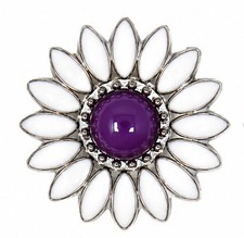 1-1/4" Set of 4 Purple Western Tack Belt Bag Jewelry Conchos Screw BackCO08