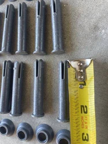 10 New Gray Plastic Locking Pins for Bestway or Coleman pools Parts