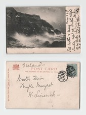 Runswick Bay Near Whitby Rough Sea Raphael Tuck and Sons Postcard 1902