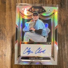 Panini Select 2025 Chris Clark Prizm Autograph Signature Selections Los Angeles