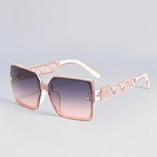 2026 Fashion Brand Luxury Designer Sunglasses Women Square Vintage Elegant Cute 