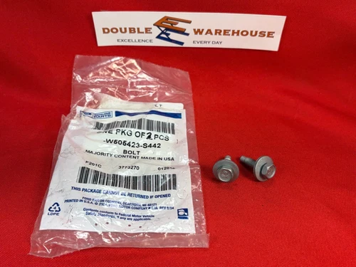 NOS OEM Ford W505423-S442 Quarter Panel Assembly Lower Bolt LOT OFTWO (2)
