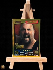 2011 Topps Slam Attax Rumble Big Show Gold Champion Foil Rare