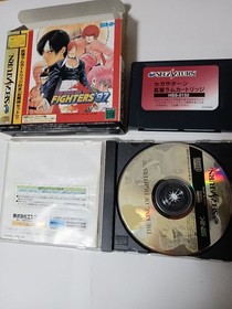 SNK KOF 97 Sega Saturn CD ROM Expansion Ram Cartridge Authentic Rare