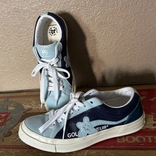 Converse One Star OX x Golf Le Fleur Industrial Pack - Blue 2019 Men’s 10 Euc