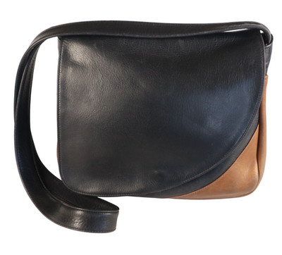 Frank Clegg Handcrafted Smooth Leather Flap Crossbody Shoulder Handbag Purse