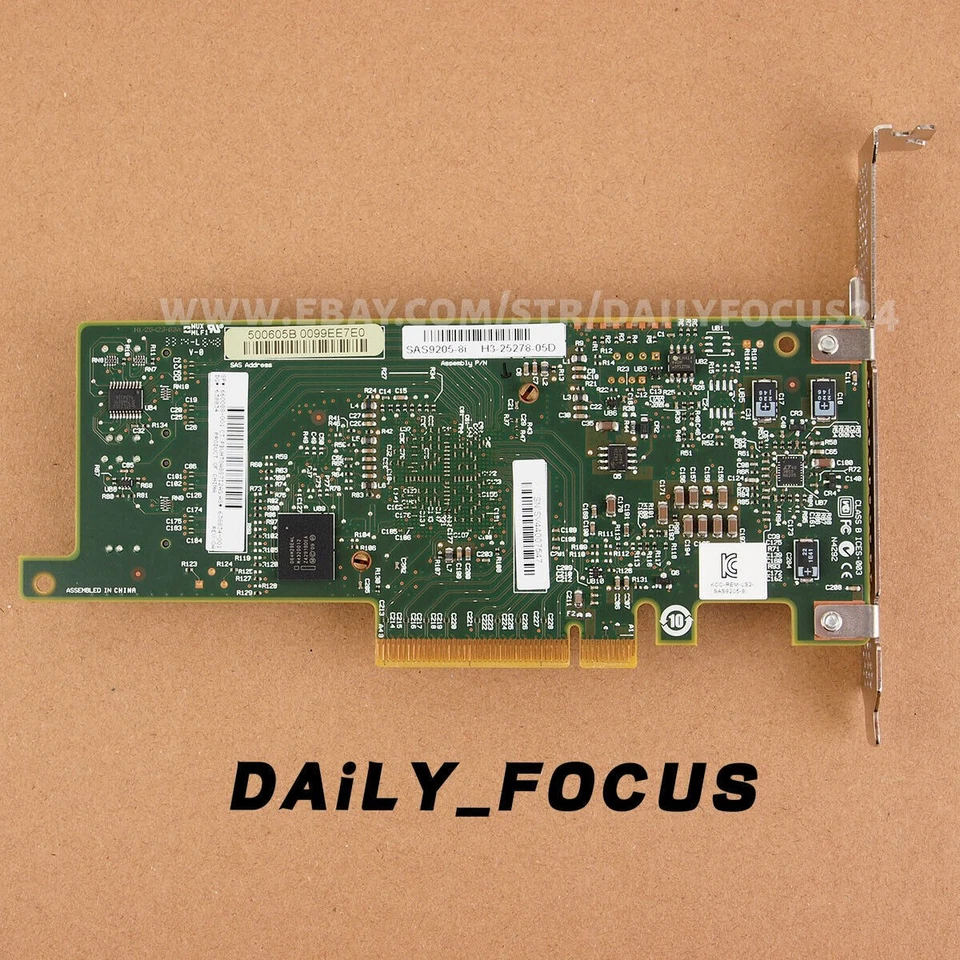 HP H220 (LSI 9207-8i) IT MODE PCIe 3.0 SAS9205-8I P20 6Gbps ZFS UNRAID FREENAS - Image 4 of 4